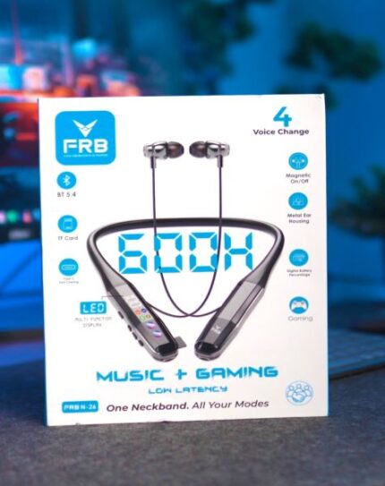 FRB N-26 Bluetooth Neckband [ডেলিভারি চার্জ- ঢাকার ভিতরে ৭০ টাকা :বাইরে ১২০ টাকা ]