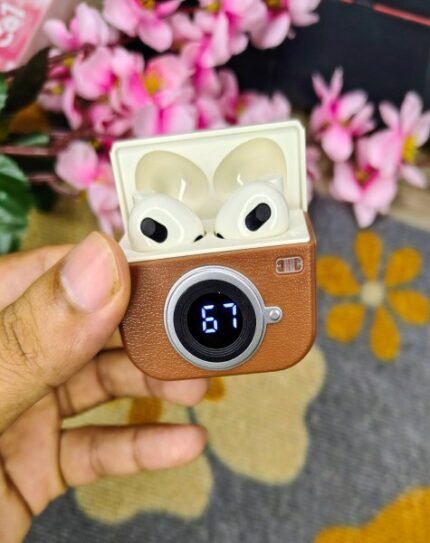 🎧 Q86 RETRO CAMERA TWS-📸❤️‍🔥